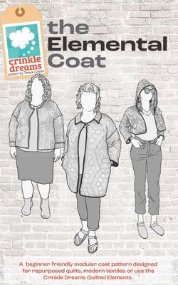 Pattern: Elemental Coat Pattern - Quilted Coat Pattern