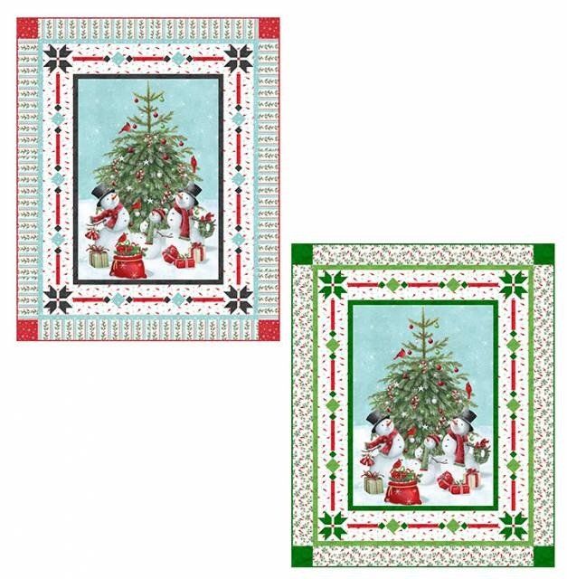 Pattern: Jolly Gathering Quilt Throw Size 52" x 64"