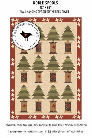 Pattern: Noble Spools 48" x 69"