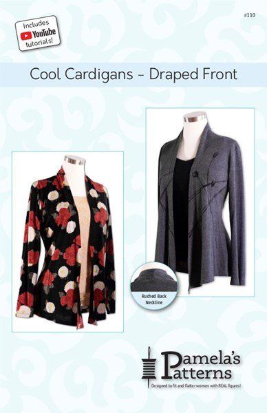 Pattern: Pamela's Patterns Cool Cardigans - Draped Front