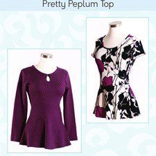 Pattern: Pamela's Patterns Pretty Peplum Top