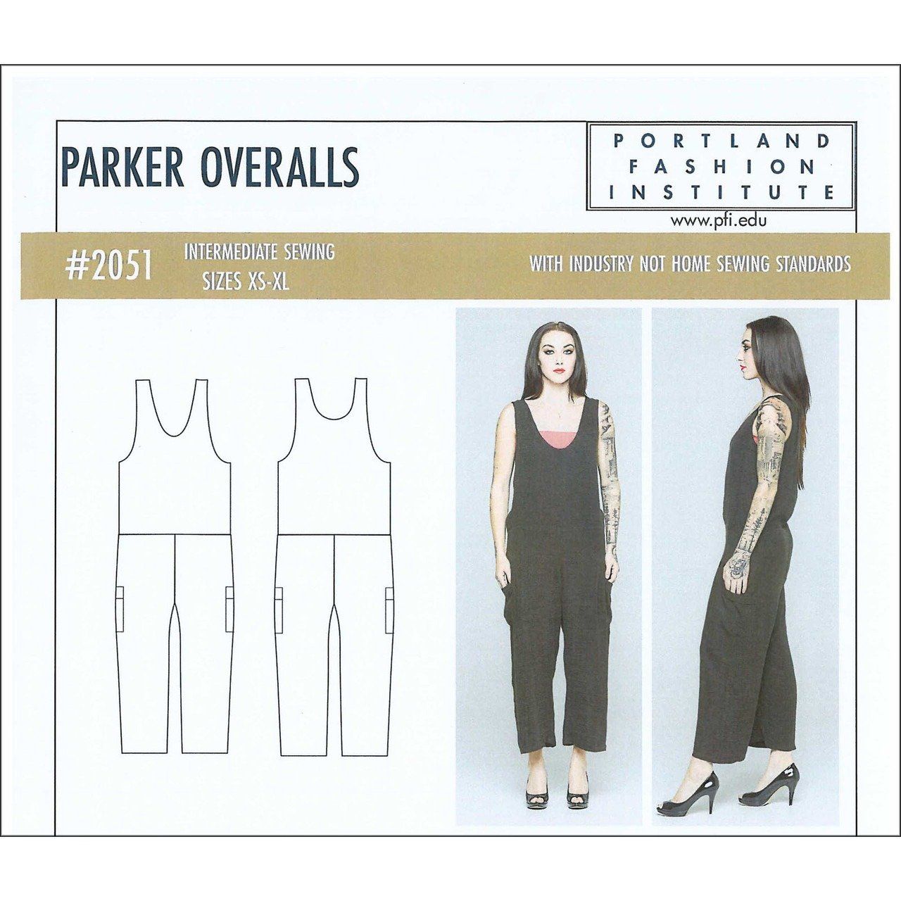 Pattern: PFI Parker Overalls