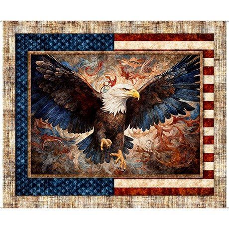 Panel: 1776 - American Eagle 36" QT Fabrics