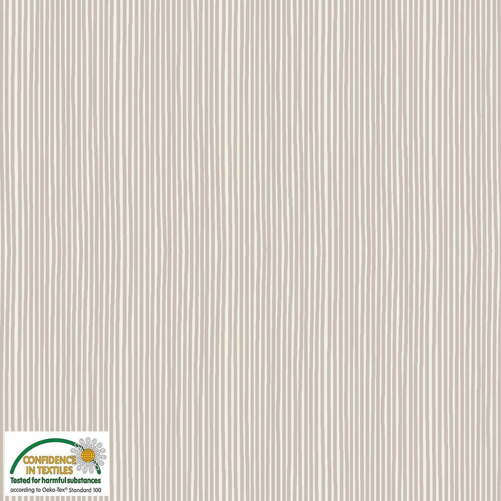 Pale Gray Stripes Basic Twist by Blank Fabrics