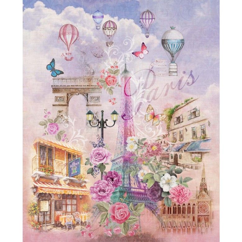Panel: We'll Always Have Paris 36" CLEARANCE