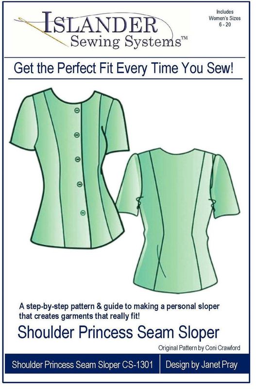 Pattern: CS-1301 Shoulder Princess Blouse 8-20 Islander Sewing Systems