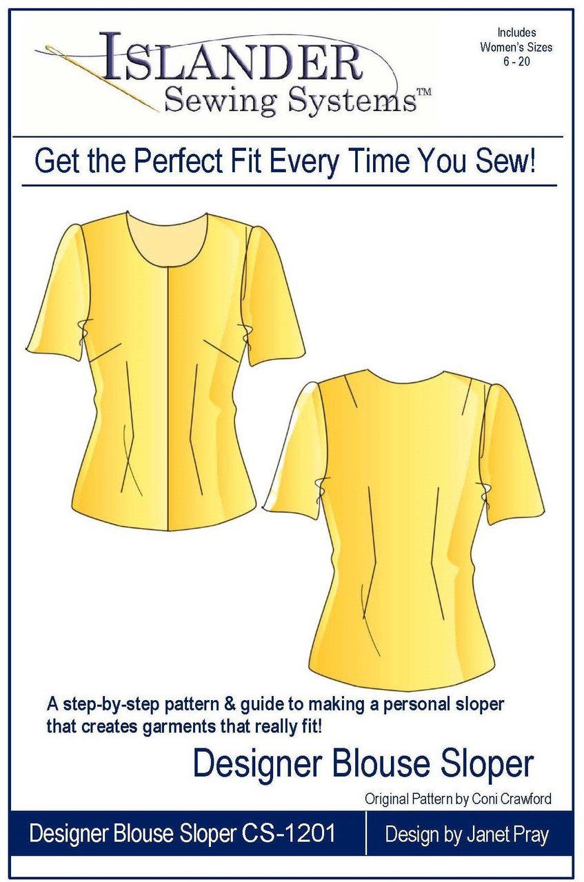 Pattern: CS-1201 Shoulder Princess Blouse 8-20 Islander Sewing Systems