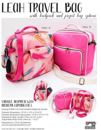 Pattern: Leah Travel Bag