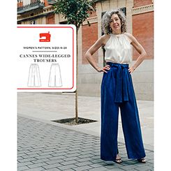 Pattern: Liesl + Co Cannes Wide-Legged Trousers 0-20