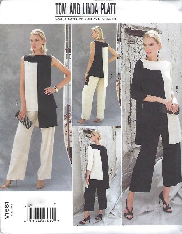 Pattern: Vogue 1581 Tunic &amp; Pants Pattern CLEARANCE