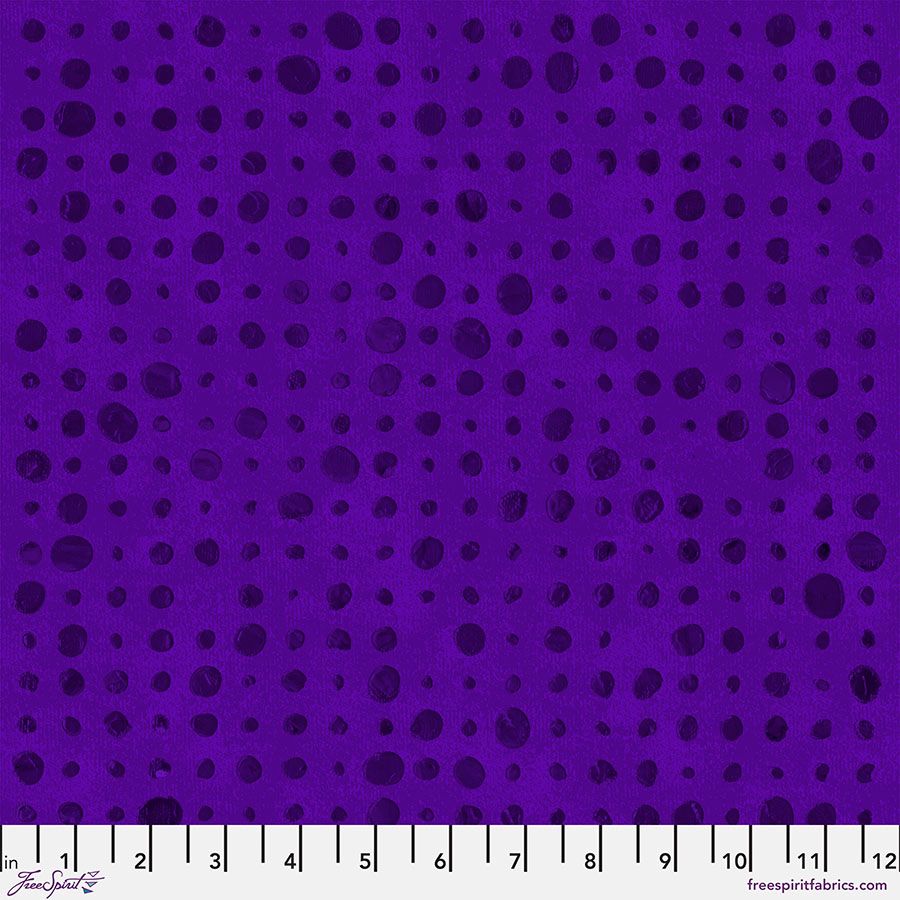 Pebbles- Purple by Free Spirit