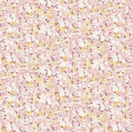 Pink Flower Patch Japanese Cotton Lawn