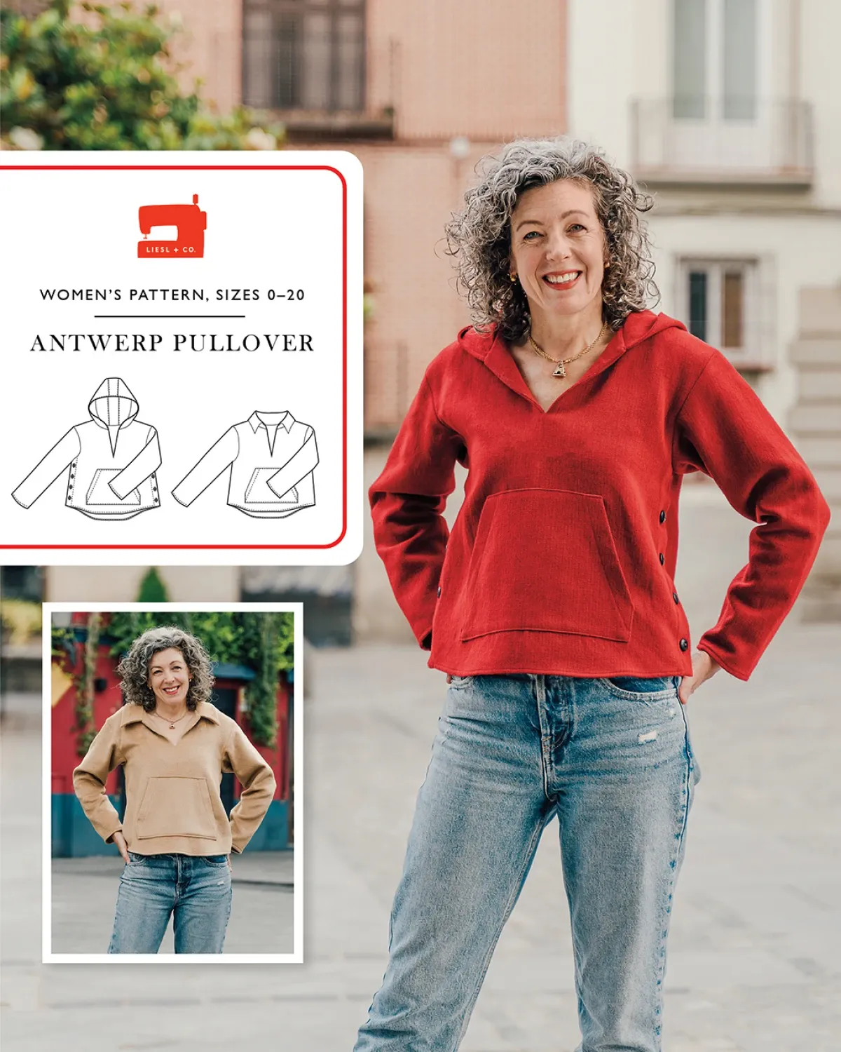 Pattern: Liesl + Co Antwerp Pullover Sizes 0-20