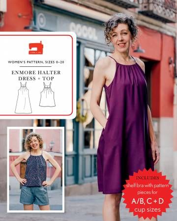 Pattern: Liesl + Co Enmore Halter Dress and Top 0-20