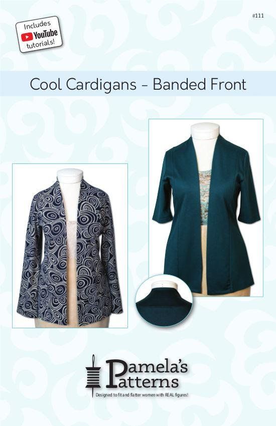 Pattern: Pamela's Patterns Cool Cardigans Banded Front