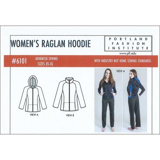 Pattern: PFI Women's Raglan Hoodie