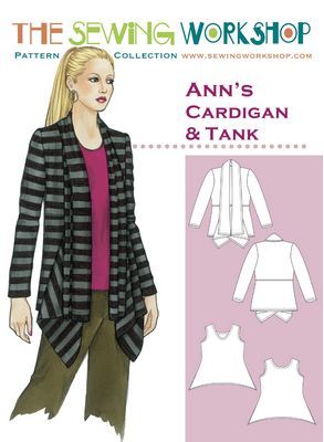 Pattern: Sewing Workshop Ann's Cardigan &amp; Tank
