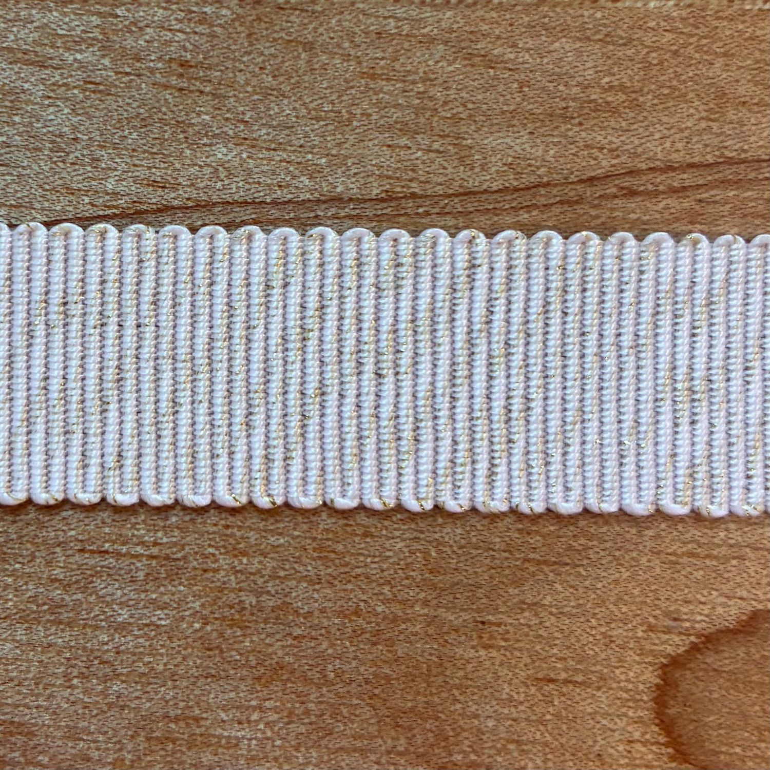 Petersham 5/8" 100% Polyamide with Metallic Pink by the yard