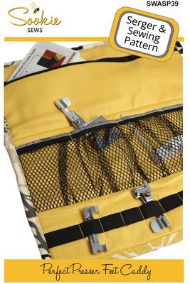 Project Pattern: Perfect Presser Feet Caddy by Sookie Sews CLEARANCE
