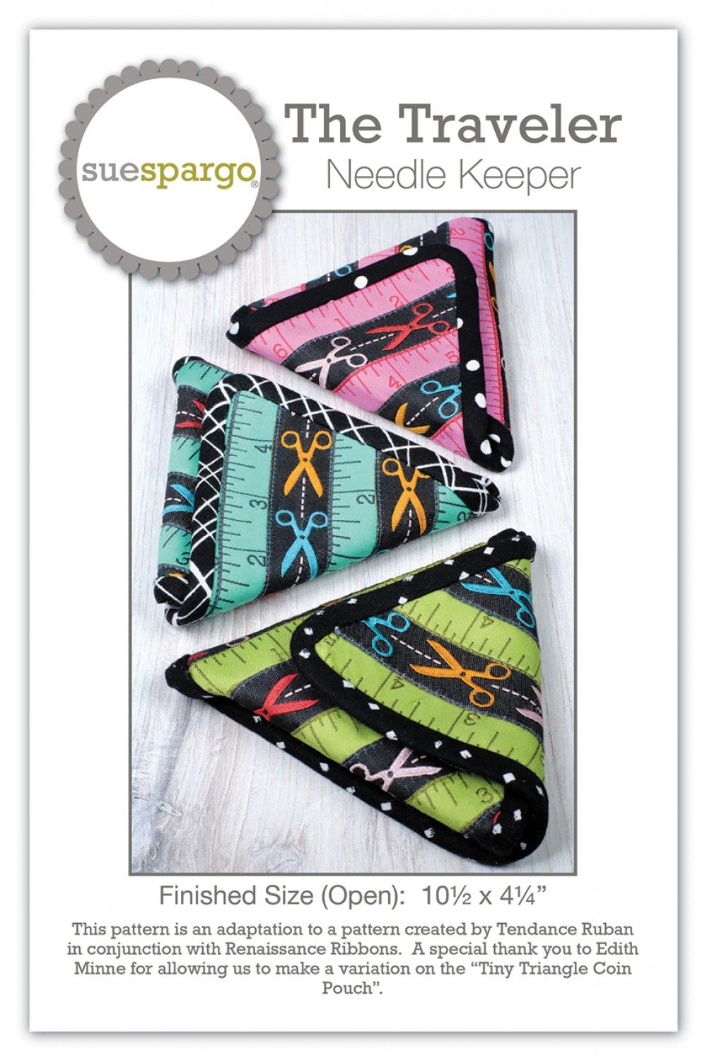 Project Pattern: Sue Spargo The Traveler Needle Keeper