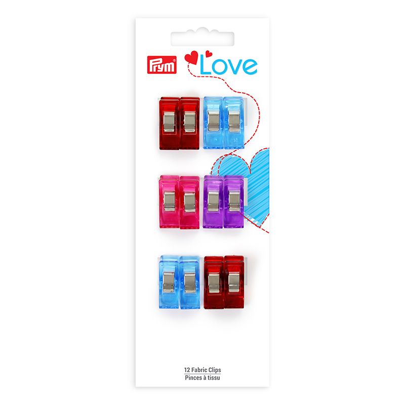 Prym Fabric Clips Small 12 Ct