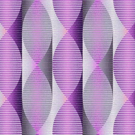 Purple Twisted Ribbons Pearlescent Geo Pop Pearl