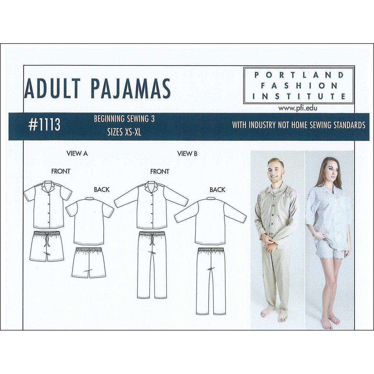 Patterns: PFI Adult Pajamas
