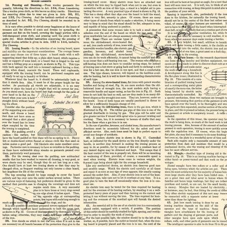 Press On Clothing Care Copy Parchment Riley Blake
