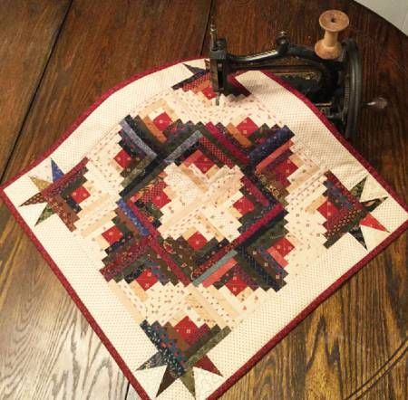 Quilt Pattern: Cut Loose Press Little Logs Starburst