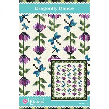 Quilt Pattern: Dragonfly Dance 80.5" x 90.5"