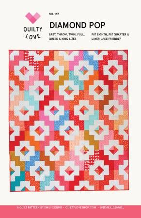 Quilt Pattern: Diamond Pop Quilt Pattern Quilty Love