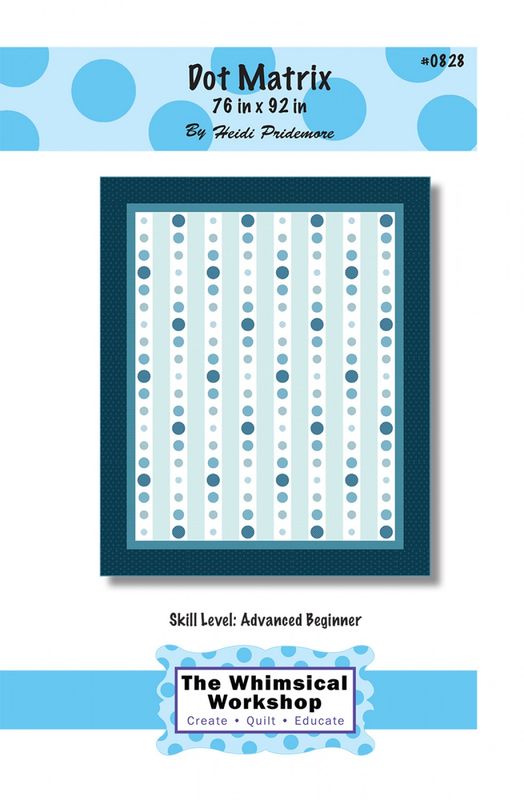 Quilt Pattern: Dot Matrix pattern by The Whimsical Workshop CLEARANCE