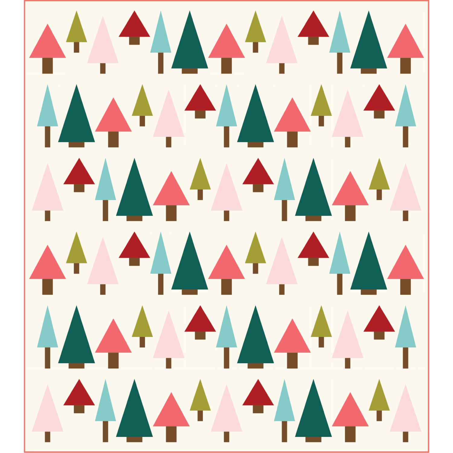 Quilt Pattern: Holiday Hills Throw