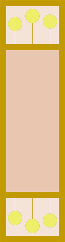 Quilt Pattern: Happy Baubles Table Runner 16.25" x 60.5" CLEARANCE