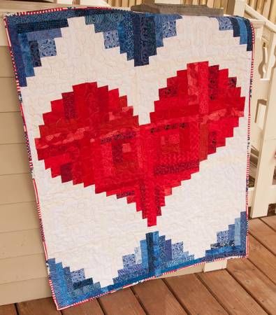 Quilt Pattern: I Love America 32" x 41"