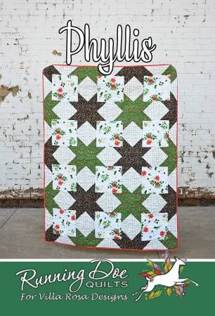 Quilt Pattern: Phyllis 49.5"x66" Villa Rosa Designs