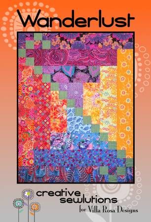 Quilt Pattern: Wanderlust 49"x63" Villa Rosa Designs