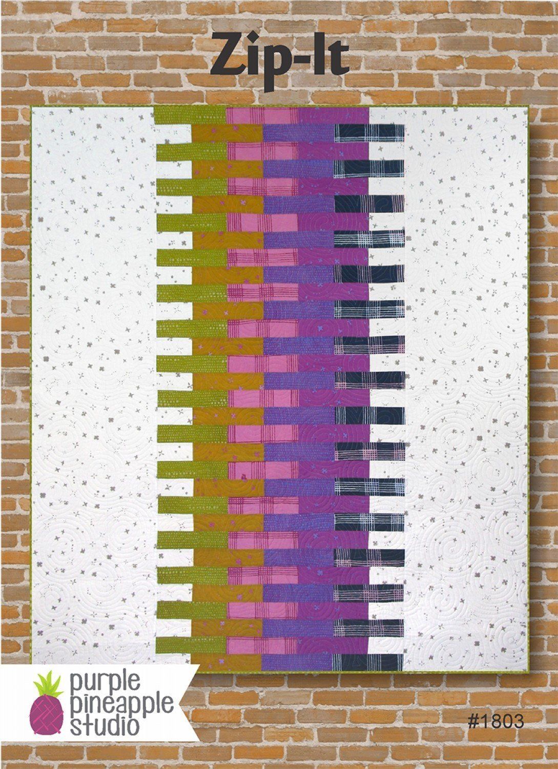 Quilt Pattern: Zip-It by Purple Pineapple Studio