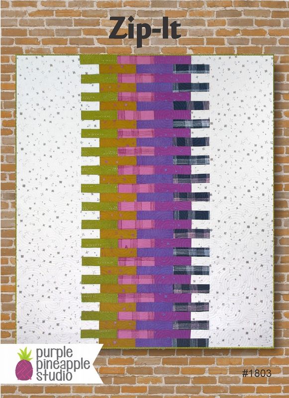 Quilt Pattern: Zip-It by Purple Pineapple Studio