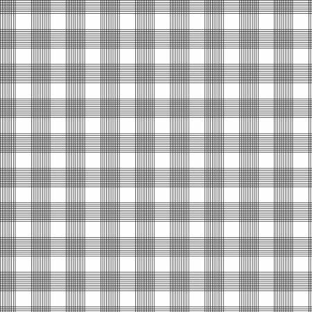 Press On Pinstripe Plaid Black Riley Blake
