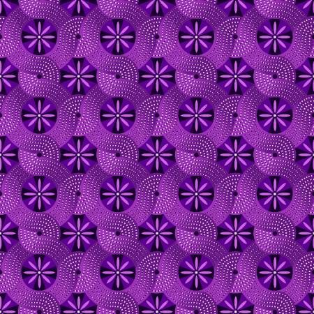 Purple Circle Waves Pearlescent Geo Pop Pearl