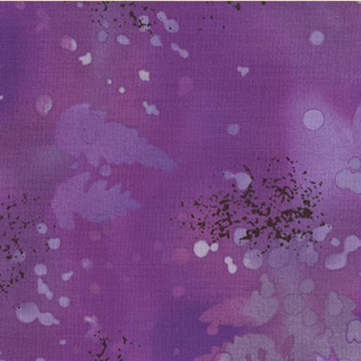Purple Fossil Fern 108" Wide back Benartex