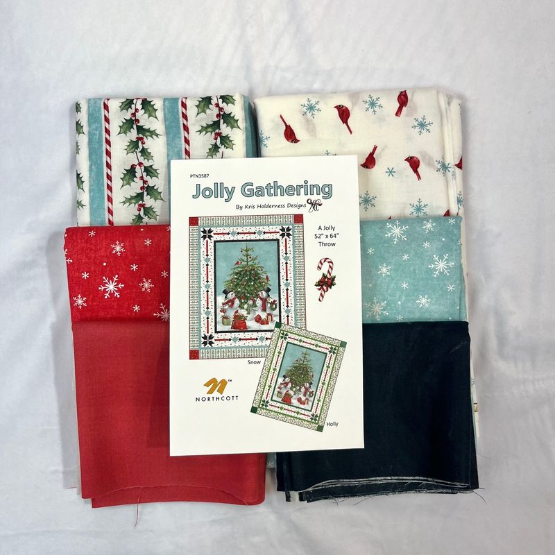 Quilt Kit: Jolly Gathering 52" x 64" Kris Holderness NC