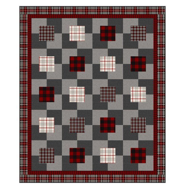 Quilt Pattern: Cheese and Crackers Quilt Pattern by NC