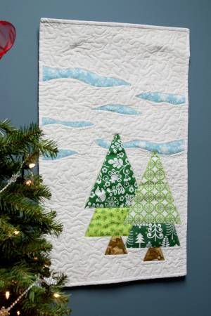 Quilt Pattern: Cut Loose Winter Wonderland 18" x 30"