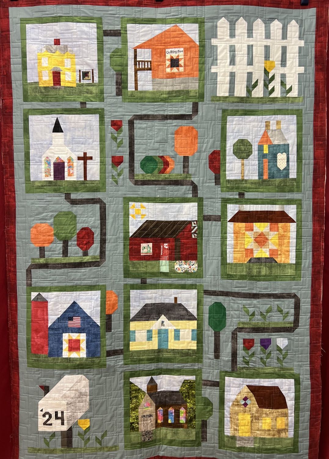 Quilt Pattern: UofS Southern Indiana Shop hop quilt CLEARANCE