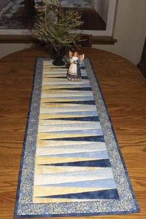 Quilt Pattern: Cut Loose Zig Zag Runner Pattern