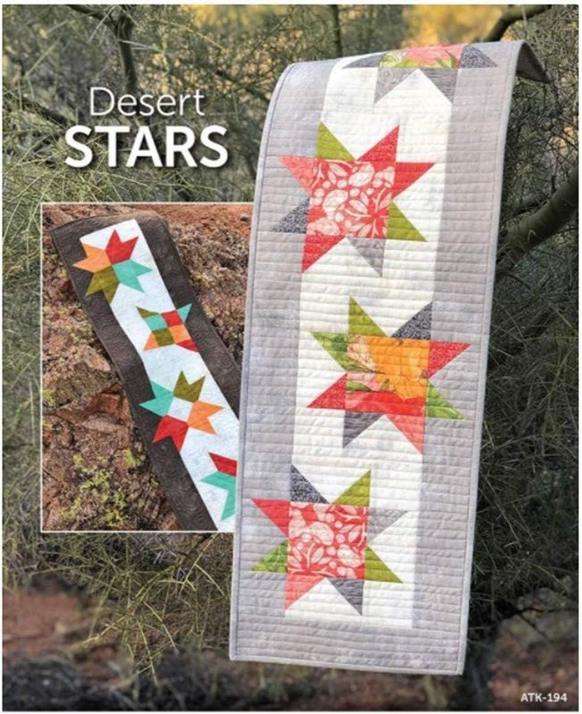 Quilt Pattern: Desert Stars Table Runner 12"x41"