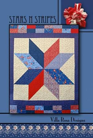 Quilt Pattern: Stars N Stripes for Villa Rosa Designs