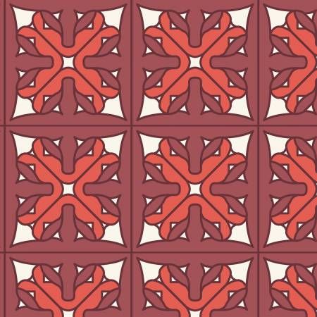 Red Prism Organic Barkcloth Cloud 9
